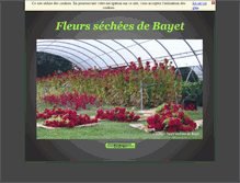Tablet Screenshot of fleursecheedebayet.com